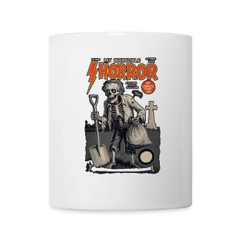 Lustiges Comic Cover Last Minute Kostüm - Tasse - Weiß - Vorne