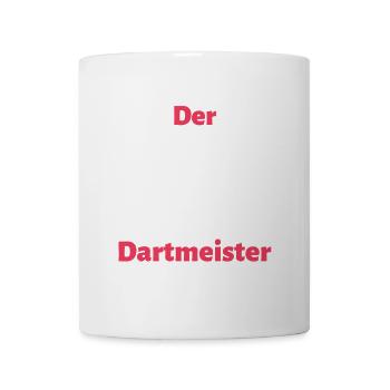Le maître des fléchettes - Mug blanc - blanc - Devant