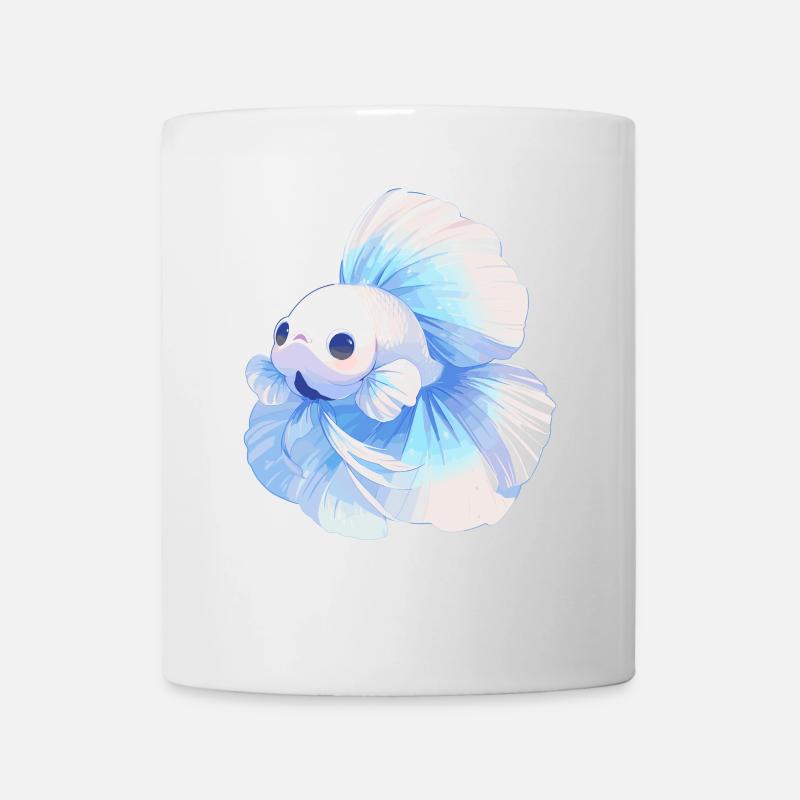 Bettas Betta Fisch Betta - Tasse - Weiß