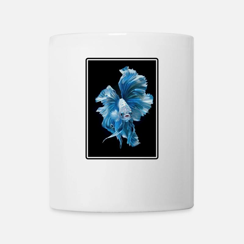 Bettas Betta Fisch Betta - Tasse - Weiß