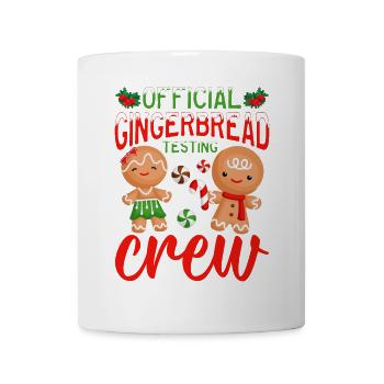 Équipe de test officielle du pain d’épices de Noël - Mug blanc - blanc - Devant