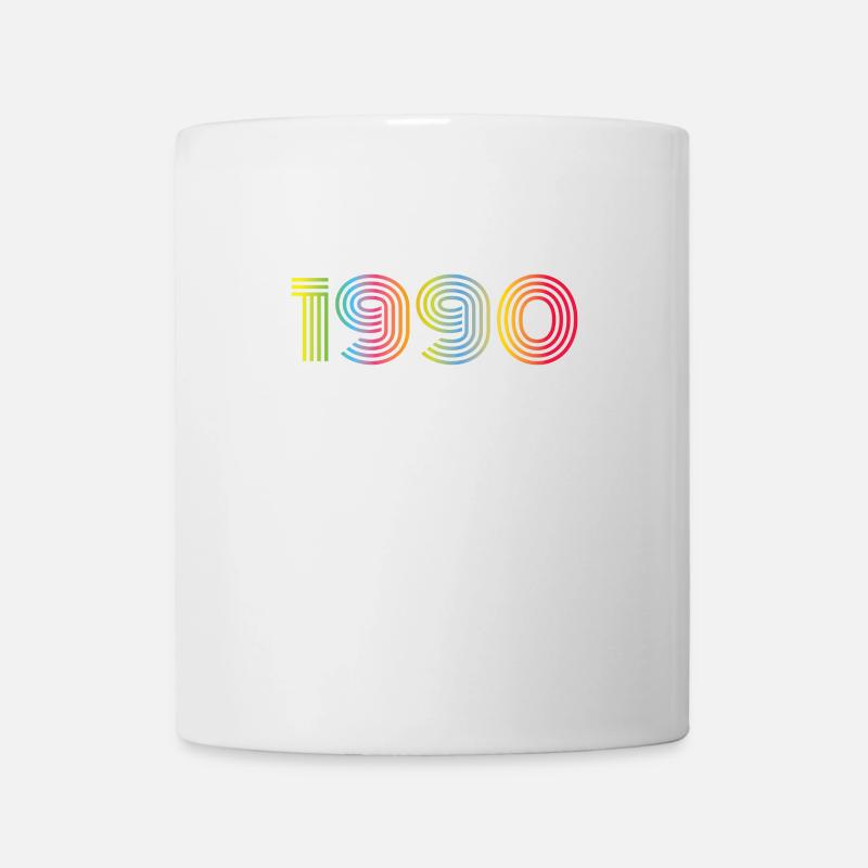 1990 Geburtstag Funky Year - Tasse - Weiß