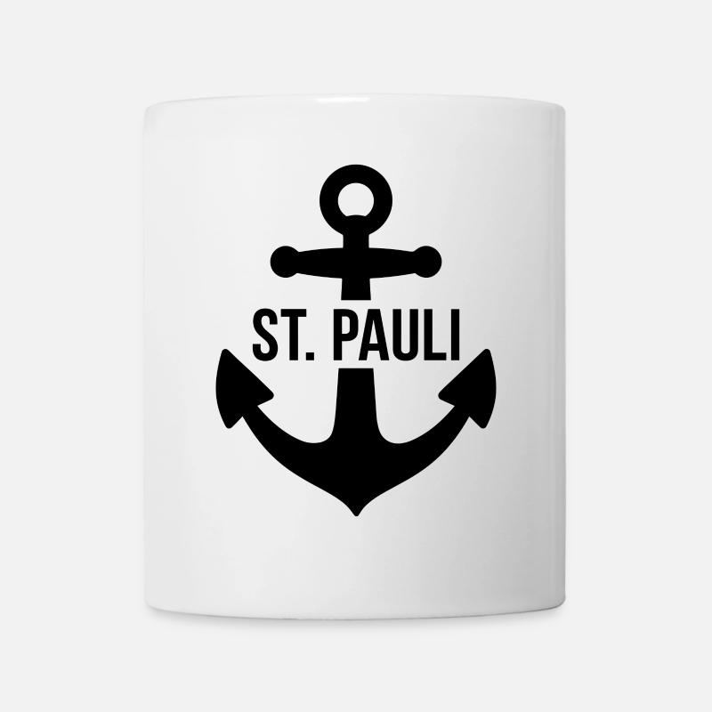 St. Pauli Anker Reeperbahn Kiez - Tasse - Weiß