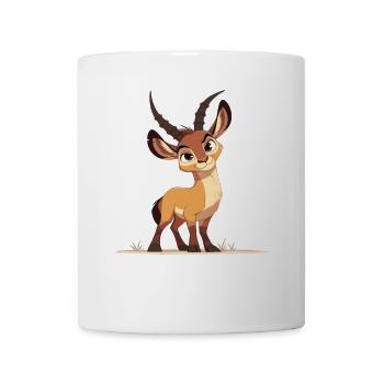 Antilope Antilope ouverte - Mug blanc - blanc - Devant