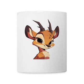 Antilope Antilope ouverte - Mug blanc - blanc - Devant