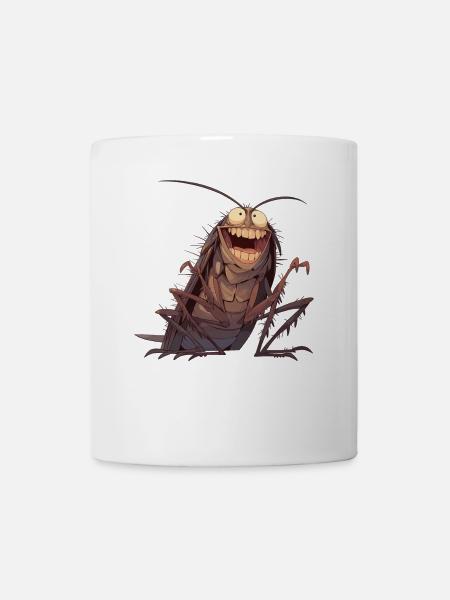 Cockroach Kakerlaken Kakerlake - Tasse - Weiß