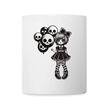 Kawaii Goth Girl Dark Gothic Design - Mug - white - Front