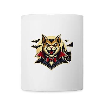 Vampire Cat Loving Cat Owner Halloween - Mug - white - Front