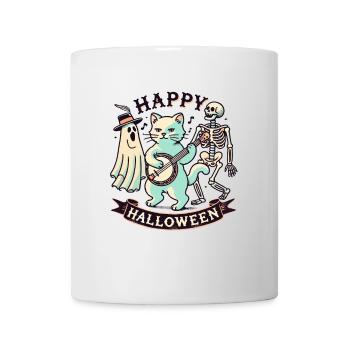 Happy Halloween Cat Funny Cats Party - Mug - white - Front