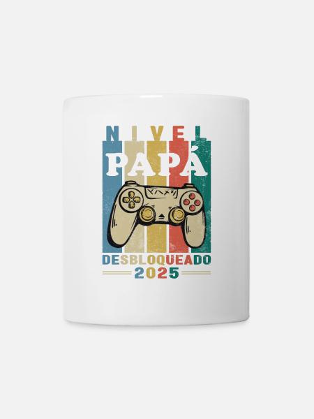 Papa 2025 Stage Grappige toekomstige papa - Mok - wit