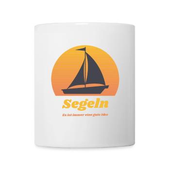 Segeln: Es ist immer eine gute Idee - Tasse - Weiß - Vorne