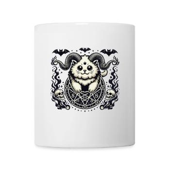 Cute Lucifer Cat Funny Cats Summoning - Mug - white - Front