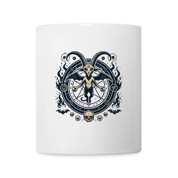 Creepy Devil Cat Dark Cats Summoning - Mug - white - Front