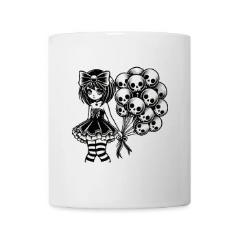Kawaii Goth Girl Dark Gothic Design - Mug - white - Front