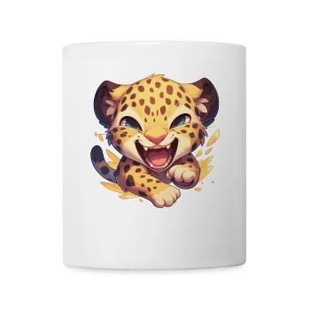 Leoparden Leopard - Mug - white - Front