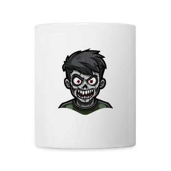 Zombie Halloween Gruselig - Tasse - Weiß - Vorne