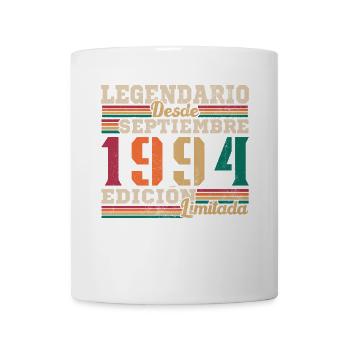 Légendaire depuis 1994 Septembre - Mug blanc - blanc - Devant