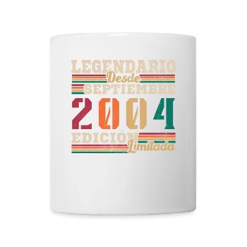 Légendaire depuis 2004 Septembre - Mug blanc - blanc - Devant