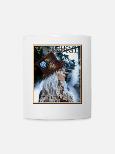 Société victorienne steampunk - Mug blanc - blanc