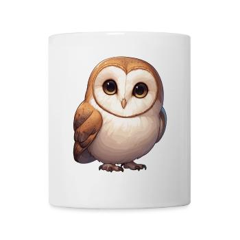 Barn Owl Schleiereulen Schleiereule - Tasse - Weiß - Vorne
