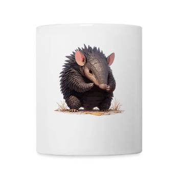 Armadillo Gürteltiere Gürteltier - Tasse - Weiß - Vorne