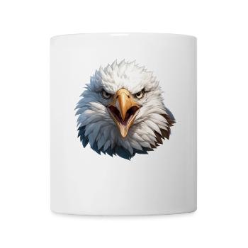 Pygargue à tête blanche Weißkopfseeadler - Mug blanc - blanc - Devant