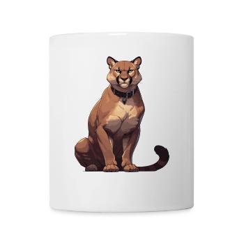 Cougar Mountain Lion Mountain Lion - Mug blanc - blanc - Devant
