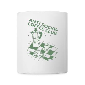 Anti Social Coffee Club - Mug - white - Front