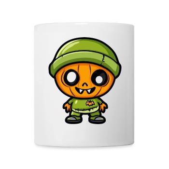 Zombie Halloween Cute Comic - Mug - white - Front