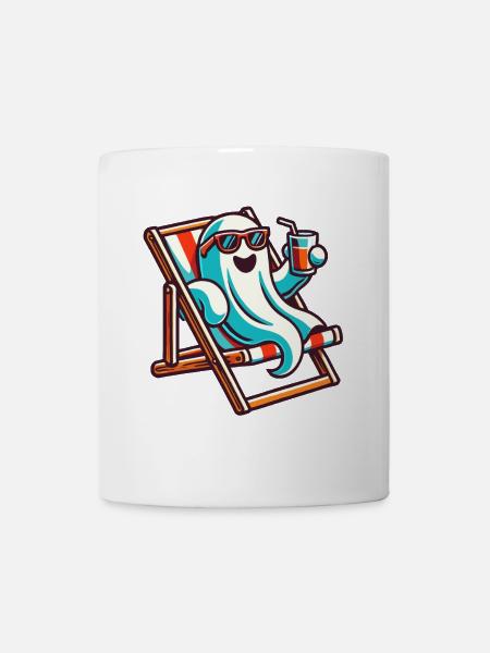 Sommer Halloween Gruseliger Lifestyle - Tasse - Weiß