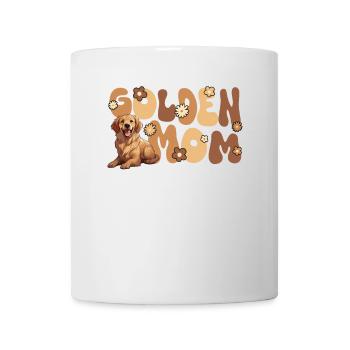Golden Retriver Groovy Golden Mom - Mug - white - Front