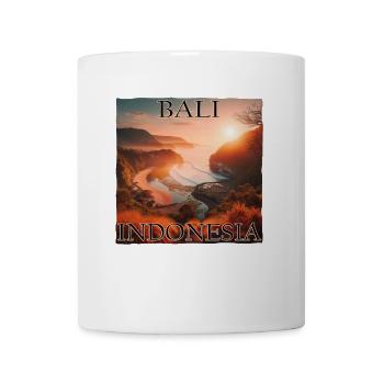Bali Beach Indonesia Sunrise Tropical - Mug - white - Front