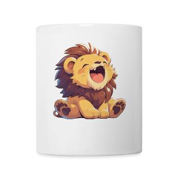 Lion Löwen Löwe - Tasse - Weiß - Vorne