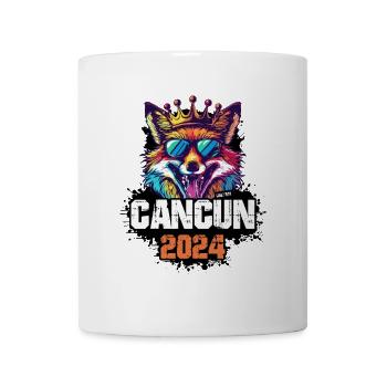 Cancun 2024 Urlaub Fuchs - Tasse - Weiß - Vorne