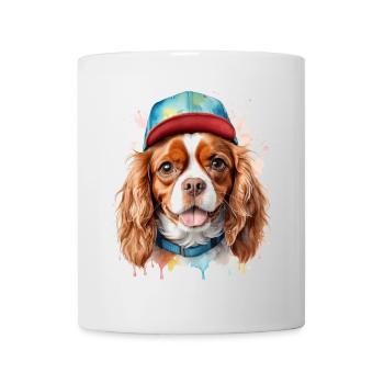 Cavalier King Charles Spaniel Snapback Cap Dog - Mug - white - Front