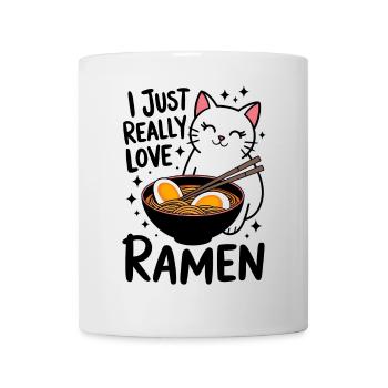 Ramen Cat Anime Funny Kawaii Ramen Gift - Mug - white - Front