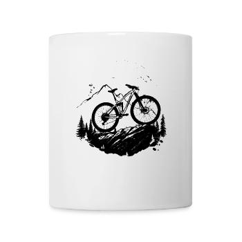 Fahrradfahrer - Tasse - Weiß - Vorne