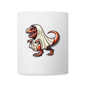 Cute Dinosaur Ghost Funny T-Rex - Mug - white - Front