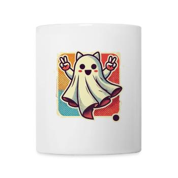 Katzenohren Gespenst Kemonomimi Girl Halloween - Tasse - Weiß - Vorne
