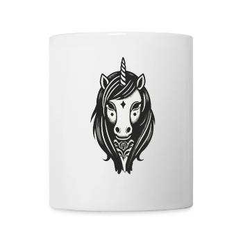Creepy Gothic Unicorn Costume Idea Spooky Season - Mug - white - Front