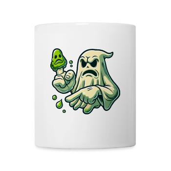 Lustiger Popel Geist Retro Cartoon Stil Booger - Tasse - Weiß - Vorne