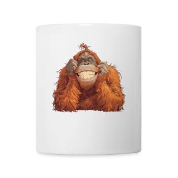 Orangs-outans Orangs-outans - Mug blanc - blanc - Devant