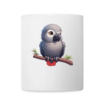 Gray Parrot Graupapageis Graupapagei - Mug - white - Front