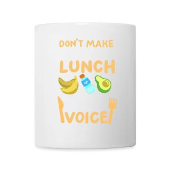 Mittagessen Schule Cafeteria Crew - Tasse - Weiß - Vorne