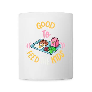 Mitarbeiterin der Cafeteria - Tasse - Weiß - Vorne