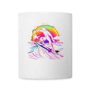Surfer Vaporwave - Mug - white - Front