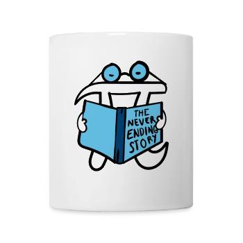 Pi Mathe Mathematik Spruch Geschenk - Tasse - Weiß - Vorne
