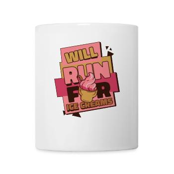 Va courir pour les glaces Gelato Maker Lover Ice - Mug blanc - blanc - Devant