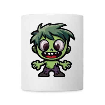 Zombie Halloween Cute Comic - Mug - white - Front