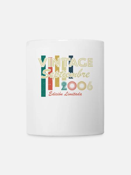 Septembre 2006 Rétro Vintage Cadeau d’anniversaire - Mug blanc - blanc